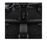 Car Mats For Maserati For GranTurismo 2007-2011 Double Layer Custom Car Floor Mats Auto Carpets Foot Liners Car Floor Mats(A-black white-black)