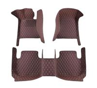 Car Mats for Maserati Quattroporte(RearWD) 2013-2023 2024 2025, Full Coverage Leather Full Set Floor Mats, Waterproof Non-Slip Floor Liner Interior Accessories,Coffee