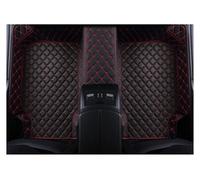 Car Mats For Mazda 6 6GG 6GH CX3 5 MX5 2003 2006 2017 2018 2019 2020 2021 Interior Leather Car Floor Mat Car Interior(3 pc Black Red)