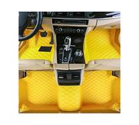 Car Mats For Megane 2004 2005 2006 2007 2008 2009 Weather Waterproof Luxury Leather Floor Liners 3D Coverage Auto Car Floor Mats Auto Mats(Stvle 1 Yellow)