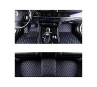 Car Mats For Mondeo 2013 2014 2015 2016 All Weather Waterproof Floor Liners Leather Coverage 3D Cover Car Accessories Car Floor Mats Non Slip Carpet(Style 1 Black Blue)