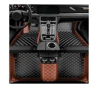 Car Mats For Opel For Vectra 2003 2004 2005 2006 2007 2008 2009 Weather Waterproof Leather Floor Liners 3D Coverage Cover Car Car Floor Mats Non Slip Carpet(Style 2 Brown Black)