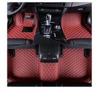 Car Mats For Opel For Vectra 2003 2004 2005 2006 2007 2008 2009 Weather Waterproof Leather Floor Liners 3D Coverage Cover Car Car Floor Mats Car Interior Mats(Style 1 win Red)