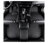 Car Mats For Peugeot 408 2020-Now Non-Slip All Weather Waterproof Luxury Leather Floor Liners Full Coverage Carpet Cover Car Floor Mats Auto Mats(Style 1 Black)