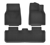 Car Mats for Tesla Model Y 2019-2025, Front Rear Protection Floor Mats Anti-Slip Waterproof TPE Car Accessories,RHD