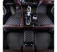 Car Mats for Toyota Crown 2010-2014, Anti-Slip, Full Set Of Luxury Interior Floor Carpet Car Mats, Waterproof, Right-Hand Drive, Car Accessories,Black-Beige