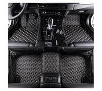 Car Mats Full Coverage Car Floor Mats For Jeep For Wrangler 2Door 2011-2017 Waterproof Interior Accessories Car Floor Mats(Black beige)