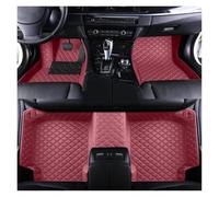 Car Mats Leather Car Floor Mat For Mazda CX5 2 2007 2008 2009 2010 2011 2012 Waterproof Interior Accessories Carpet Floor Mats(WINE RED)