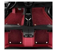 Car Mats PU Leather+Velvet Car Floor Mat For BMW X4 G02 2018 2019 2020 2021 2022 2023 Interior Accessories Anti Slip Mat(WINE RED)