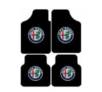 Car Mats Set for Alfa Romeo 147 156 GT Giulia MY 2016 Mito, Floor Pads Water Proof Hard-Wearing Car Floor Mats Non Slip Full Coverage Floor Protection Easy To Clean
