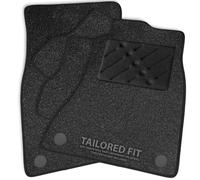 Car Mats to fit BYD Seal U DM-i (PHEV Hybrid) (2024 -) Anthracite Carpet with Black Ribbed Trim & Black Rectangle Heel Pad [2930]