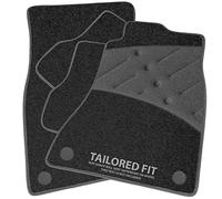 Car Mats to fit BYD Seal U DM-i (PHEV Hybrid) (2024 -) Charcoal Carpet with Grey Ribbed Trim & Grey Full Width Heel Pad [2930]