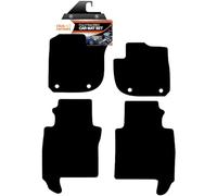 Car Mats to fit Honda HR-V EHEV 2020-onwards - Fully Tailored Deluxe 4 Piece - Black Carpet - Black Trim - Heavy Duty Heel Pad - 20-6113
