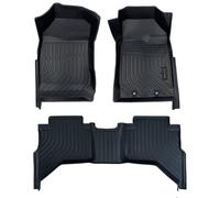 Car mats to fit Isuzu D-max 2011-2019 3D/5D moulded TPE Rubber - RHD