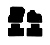 Car Mats to fit Renault Zoe 2021-onwards - Fully Tailored Deluxe 4 Piece - Black Carpet - Black Trim - Heavy Duty Heel Pad - 20-6120