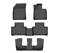 Car mats to fit Volvo XC90 2015+ 7 seater All weather 3D/5D moulded TPE car mats - Right Hand Drive
