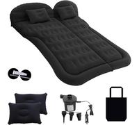 Car Mattress for Dodge Ram 2011-2018, Deluxe Double Air Bed Inflatable Airbed Double Blow Up Mattress Car Air Bed Easy Inflate & Deflate,Black