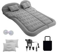 Car Mattress for Dodge Ram 2011-2018, Deluxe Double Air Bed Inflatable Airbed Double Blow Up Mattress Car Air Bed Easy Inflate & Deflate,Grey
