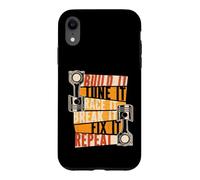 Car Mechanic Build It Tune It Race It Break It Fix It Repeat Case for iPhone XR