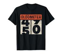 Car Mechanic Odometer Old Meter High Mileage Turning 50 Joke T-Shirt