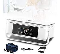 Car Medicine Refrigerator, Insulin Cooling Case, 2-8°C Portable Medicine Refrigerator, Car Refrigerator Medical Refrigerator, Suitable for Travel/Interferon/Pharmaceutical Storage,Withoutbattery