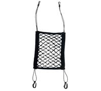 Car Mesh Organiser for Fiat 124 Spider 2016-2020, Between Seats Auto Storage Net Pouch Pet Barrier Front Seat Netting Bag Interior Vehicle Accessories Space Divider,25 * 30cm