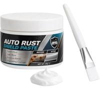 Car Metal Rust Repair Paste, 30g Auto Rust Shield Paste with Brush，1PC | Metal Rust Protection White Repair Paste,Repairs Rust & Seals Metal,Long-Lasting Coverage for Chassis,Wheel Arches,Door Seams