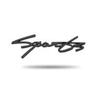 Car Metal Sticker,3D Metal Sports Sticker,Car Decoration Accessories,for Ford Ranger,Black 1 Piece