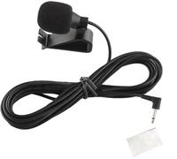 Car Microphone, 3.5mm TS Plug Noise Cancelling Mic with 3M Cable & Clip, Plug and Play External Mic for Kenwood, Sony, JVC, Alpine Vehicle Stereo, GPS, Radio, DVD Player
