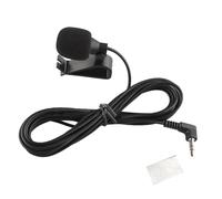 Car Microphone with HD Voice & Bluetooth 3.5mm Plug and Play Clip-On Mic with 3m Cable Portable External Microphone Assembly for Kenwood,Sony,Boss,JVC,Alpine Vehicle Head Units,GPS,Radio,DVD
