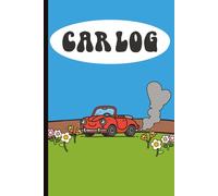 Car Mile Log Tracker Cute for Business or Personal Use | Convenient 6x9 inch size, 100 Pages, Detailed Tracking Table | Great for New Drivers, Business Owners, Maintenance and More!