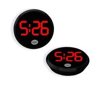 Car Mini Digital Clock for Dashboard,Small Mini Car Dashboard Accessories,Universal Luminous Mi/ni Digital Clocks for Dash/board,C/ar Dashbo/ard Accessories,Ca/r Dig/ital Clock,Ca/r Decorations,Red
