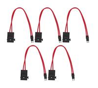 Car Mini Holder Connector with Heavy Duty Wire Extension - Suitable for Small Space Automotive Circuit Test Accessories (ACM Long Feet 9.1mm)