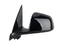 Car Mirror 13 Wires Door Side Mirror Assembly For Tesla For Model Y 2020-2024 Black With Baffle No Label No Anti Glare Eyepiece(1pc left Black)