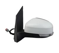 Car Mirror Assembly Rearview Mirror Assembly For Focus Mk2 2008 2009 2010 2011 Accessories(L White)