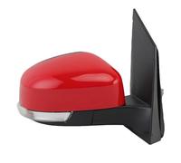 Car Mirror Assembly Rearview Mirror Assembly For Focus Mk2 2008 2009 2010 2011 Accessories(R Big Red)