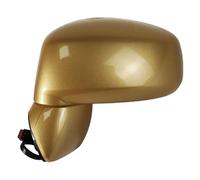 Car Mirror Assembly Rearview Mirror Assembly For Nissan For Tiida 2005 2006 2007 2008 2009 2010(Gold L,3 Wire)