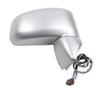 Car Mirror Assembly Rearview Mirror Assembly For Nissan For Tiida 2005 2006 2007 2008 2009 2010(Silver R,5Wire)