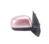 Car Mirror Assy Outside Side Rearview Mirror Assembly For Nissan For March 2010 2011 2012 2013 2014 2015 2016 IENQBVL(Electric Right Pink)