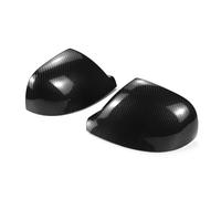Car Mirror Cap For Amarok 2H S1 S6 S7 2011-2020 (Carbon Fiber Look) | Compatible with Volkswagen Part number: 7E1857527G Wide Angle View Anti Glare Clear Vision Shatter Resistant Firm Hold