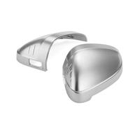 Car Mirror Case 2 Pcs Car Rearview Mirror Cover Side Wing For A4 S4 RS4 B9 2016-2023 A5 S5 RS5 8W6 Replace Cap Trim Silver With Turn Signals Car Side Mirror Cover(Matte silver)