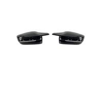 Car Mirror Case for 3 4 5 7 Series G20 G21 G28 G22 G11 G12 G30 G38 Bright Black Side Wing Rearview Mirror Cover Caps M4 Style LHD RHD Car Side Mirror Cover(Right hand drive)