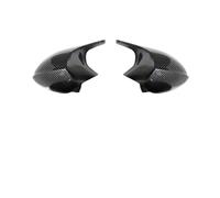Car Mirror Case for E90 E91 E92 E93 E81 E87 E82 E88 3 1 Series M Replacement Rearview Side Mirror Covers Cap Accessories Carbon Fiber Gloss Car Side Mirror Cover(E)