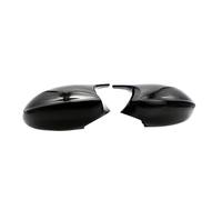 Car Mirror Case for E90 E91 E92 E93 E81 E87 E82 E88 3 1 Series M Replacement Rearview Side Mirror Covers Cap Accessories Carbon Fiber Gloss Car Side Mirror Cover(A)
