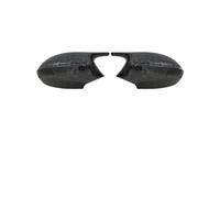Car Mirror Case for E90 E91 E92 E93 E81 E87 E82 E88 3 1 Series M Replacement Rearview Side Mirror Covers Cap Accessories Carbon Fiber Gloss Car Side Mirror Cover(B)