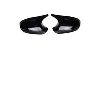 Car Mirror Case for E90 E91 E92 E93 E81 E87 E82 E88 3 1 Series M Replacement Rearview Side Mirror Covers Cap Accessories Carbon Fiber Gloss Car Side Mirror Cover(F)