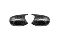 Car Mirror Case for E90 E91 E92 E93 E81 E87 E82 E88 3 1 Series M Replacement Rearview Side Mirror Covers Cap Accessories Carbon Fiber Gloss Car Side Mirror Cover(N)