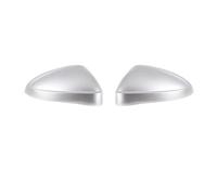 Car Mirror Case For S4 RS4 S5 RS5 2017-2023 For Allroad For Quattro Replace Covers A4 A5 B9 Black Carbon Fiber Matte Silver Side Wing Mirror Caps Car Side Mirror Cover(Matte Silver-2pcs)