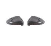 Car Mirror Case For S4 RS4 S5 RS5 2017-2023 For Allroad For Quattro Replace Covers A4 A5 B9 Black Carbon Fiber Matte Silver Side Wing Mirror Caps Car Side Mirror Cover(Carbon Pattern-2pcs)