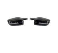 Car Mirror Case Side Door Rearview Side Mirror Cover Cap Parts For 3 4 5 7 8 Series G20 G21 G30 G38 G22 G23 G11 G12 G15 G16 LHD RHD Car Side Mirror Cover(RHD-Black)